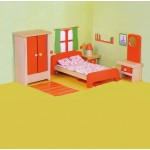 Set mobilier Dormitor  pentru casute de papusi WoodyLand